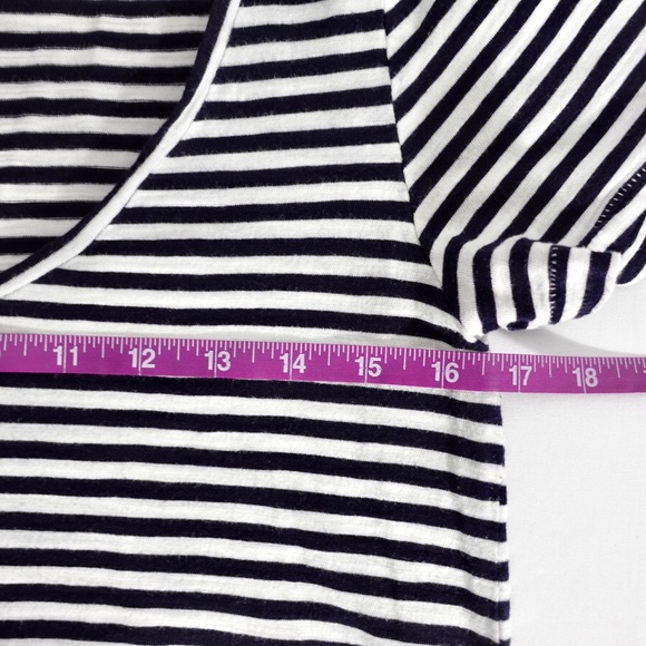 Women's | Banana Republic | Navy Stripes Scoop Neck Top - M - Picture 6 of 10